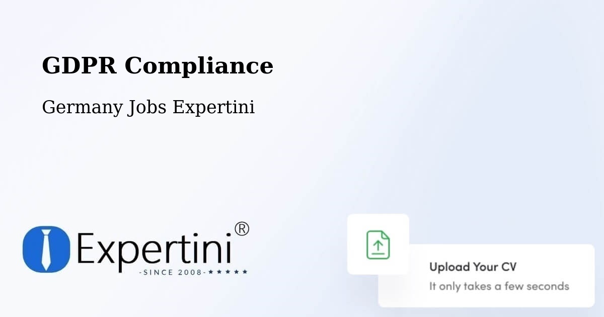 EU GDPR Compliance Statement – Rimbach - Germany Jobs Expertini