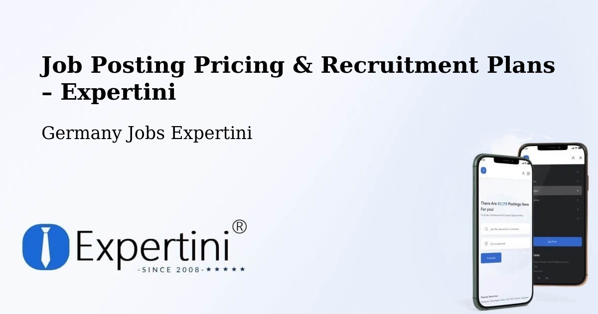 Job Posting Pricing & Recruitment Plans – Rimbach - Rimbach, Germany Jobs Expertini
